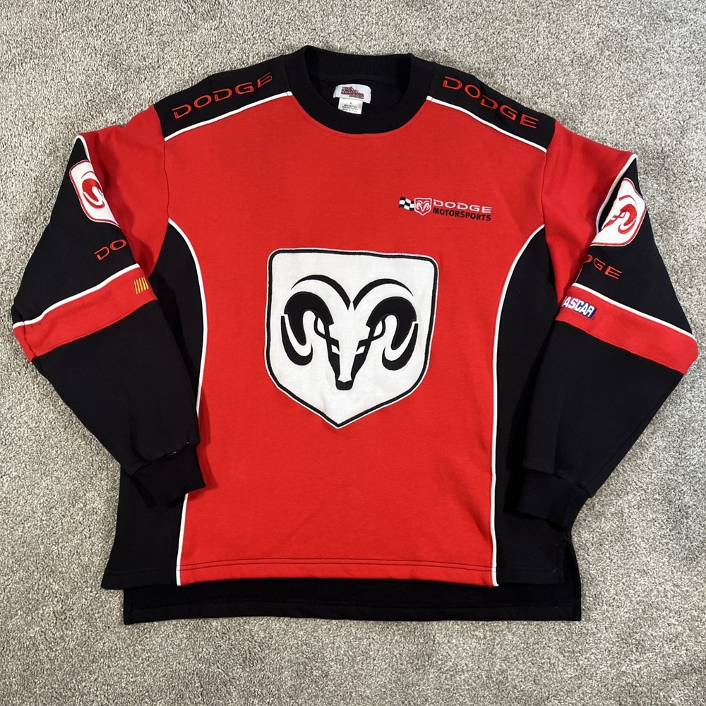Motorsports Red and Black Sweatshirt
